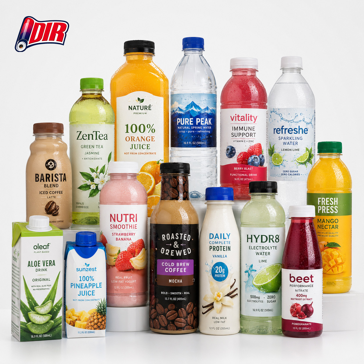 Beverage label material
